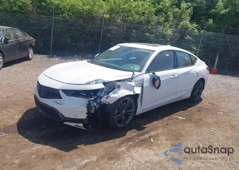 2023 Acura Integra A-Spec из США, поврежденный, VIN 19UDE4H30PA018500